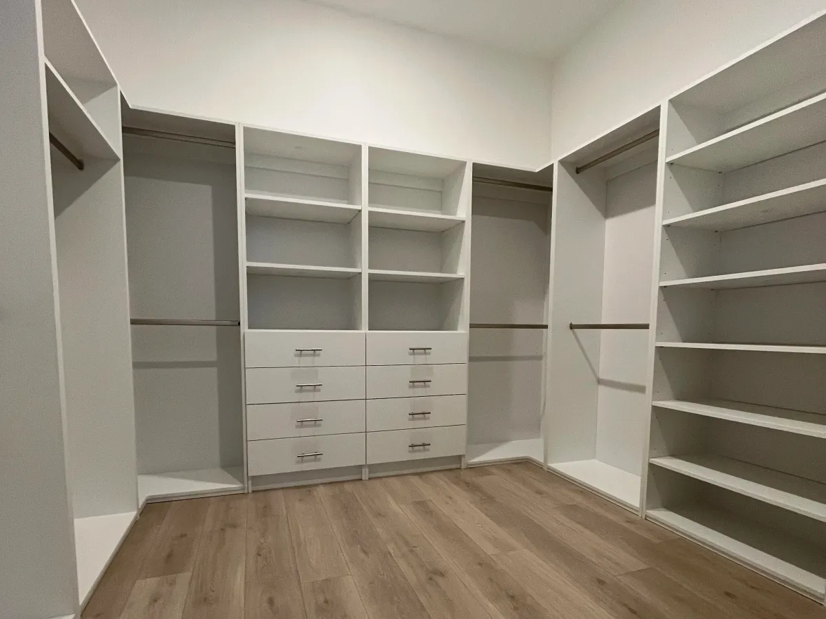EG Custom Cabinets EG Contractors LLC completed luxury closet project in Naples, FL